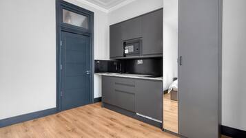 Studio | Private kitchen | Fridge, microwave, oven, stovetop