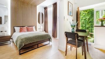 Apartemen Junior, AC | Seprai katun Mesir, seprai premium, dan didekorasi berbeda-beda