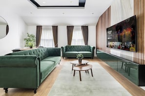 Apartament Premier, 1 dormitori, aire condicionat | Sala d'estar