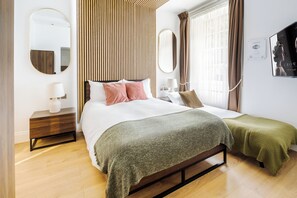 Appartement, climatisation | Draps en coton égyptien, literie de qualité supérieure