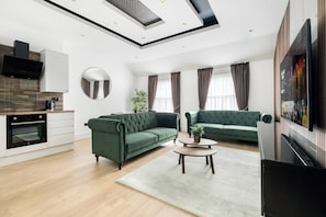 Apartament Premier, 1 dormitori, aire condicionat | Sala d'estar