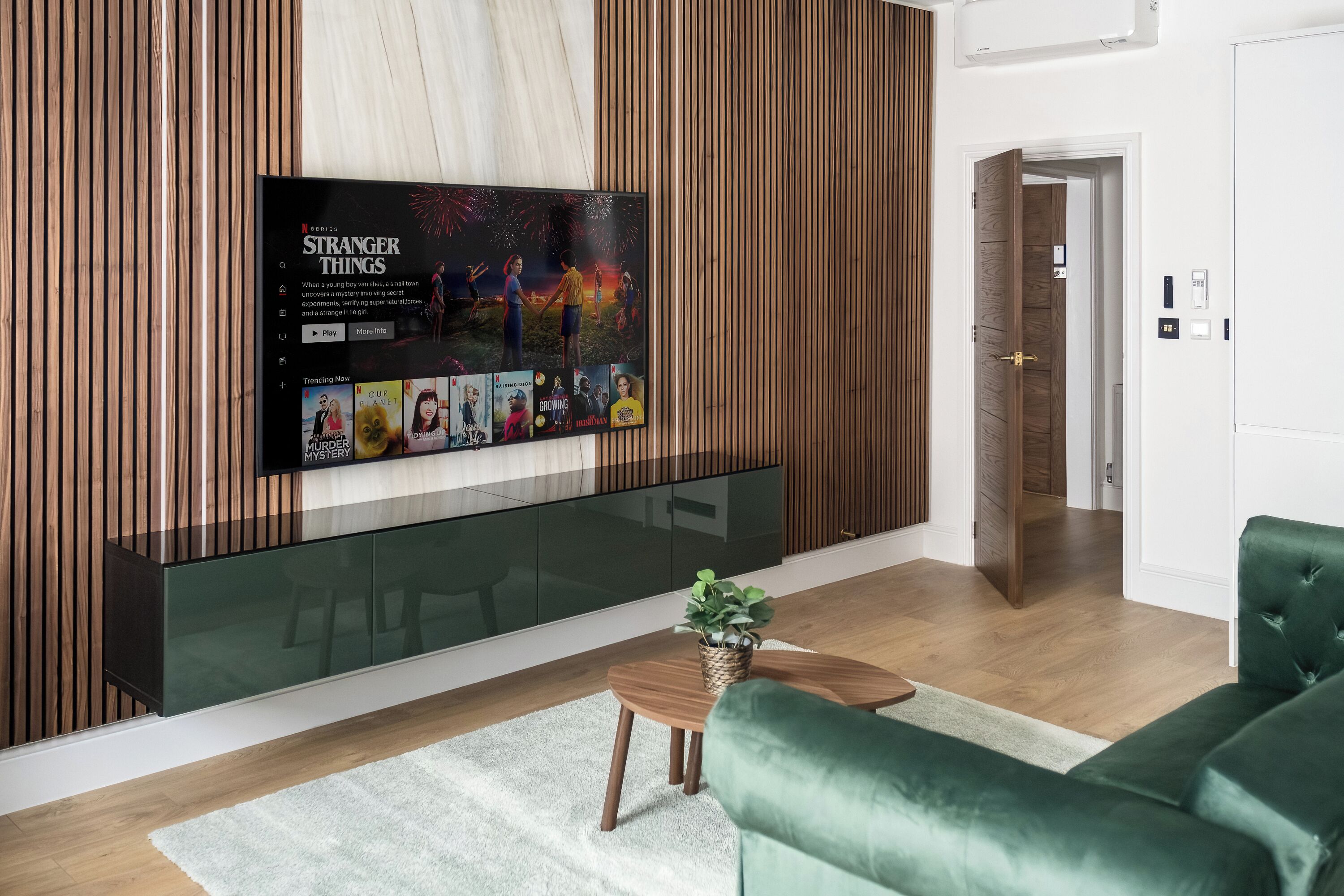 尊貴公寓, 1 間臥室, 空調 | 客廳