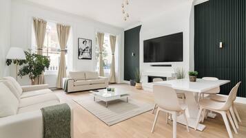 Apartemen Superior, 2 kamar tidur, AC | Ruang keluarga