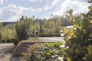 Escape to a serene natural haven with a tranquil atmosphere and lush surroundings.