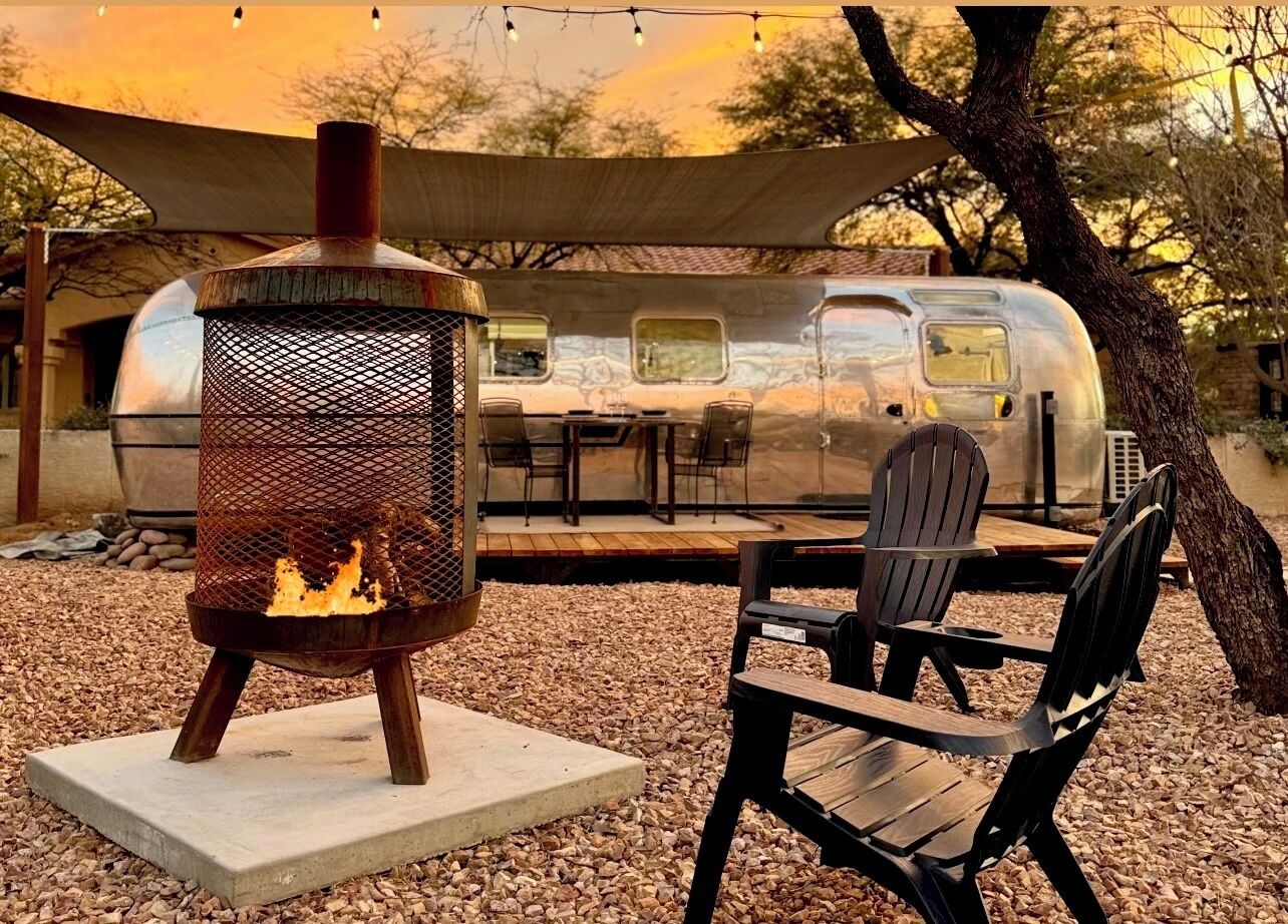 Rocketship Airstream, a lovingly restore 31-foot 1973 Aistream Sovereign.
