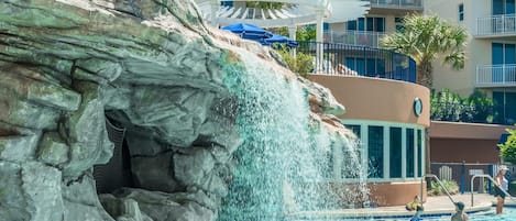 콘도, 침대(여러 개) (Waterscape 235-A) | 수영장 | 야외 수영장, 온수 수영장