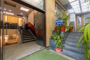 Interior entrance