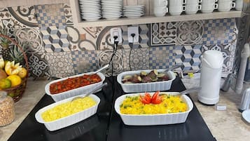 Free daily buffet breakfast