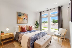 4 bedrooms, in-room safe, iron/ironing board, travel crib