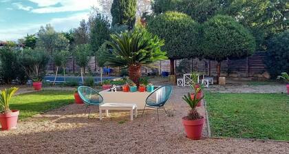 Chambres Dhôtes "123 Soleil" Avec Piscine Pour 8 au Cœur de L'hérault!