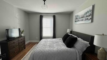 2 bedrooms, iron/ironing board, travel crib, WiFi