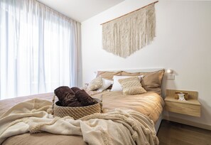 2 chambres, fer et planche à repasser, Wi-Fi, draps fournis