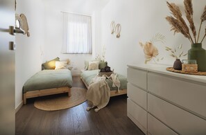 2 chambres, fer et planche Ă repasser, Wi-Fi, draps fournis