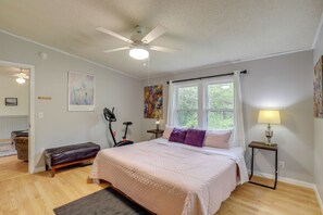 3 chambres, bureau, Wi-Fi, draps fournis