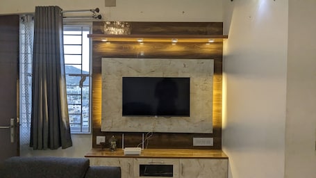 Área de sala de estar. Bed and Brew