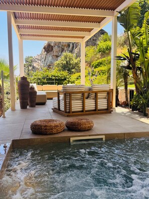 Terrace/patio - Mansion with elevator, housekeeper, breakfast (Bodrum)
