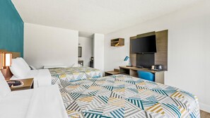 Habitació Deluxe, 2 llits dobles, no fumadors, frigorífic i microones | Wifi gratuïta i roba de llit 