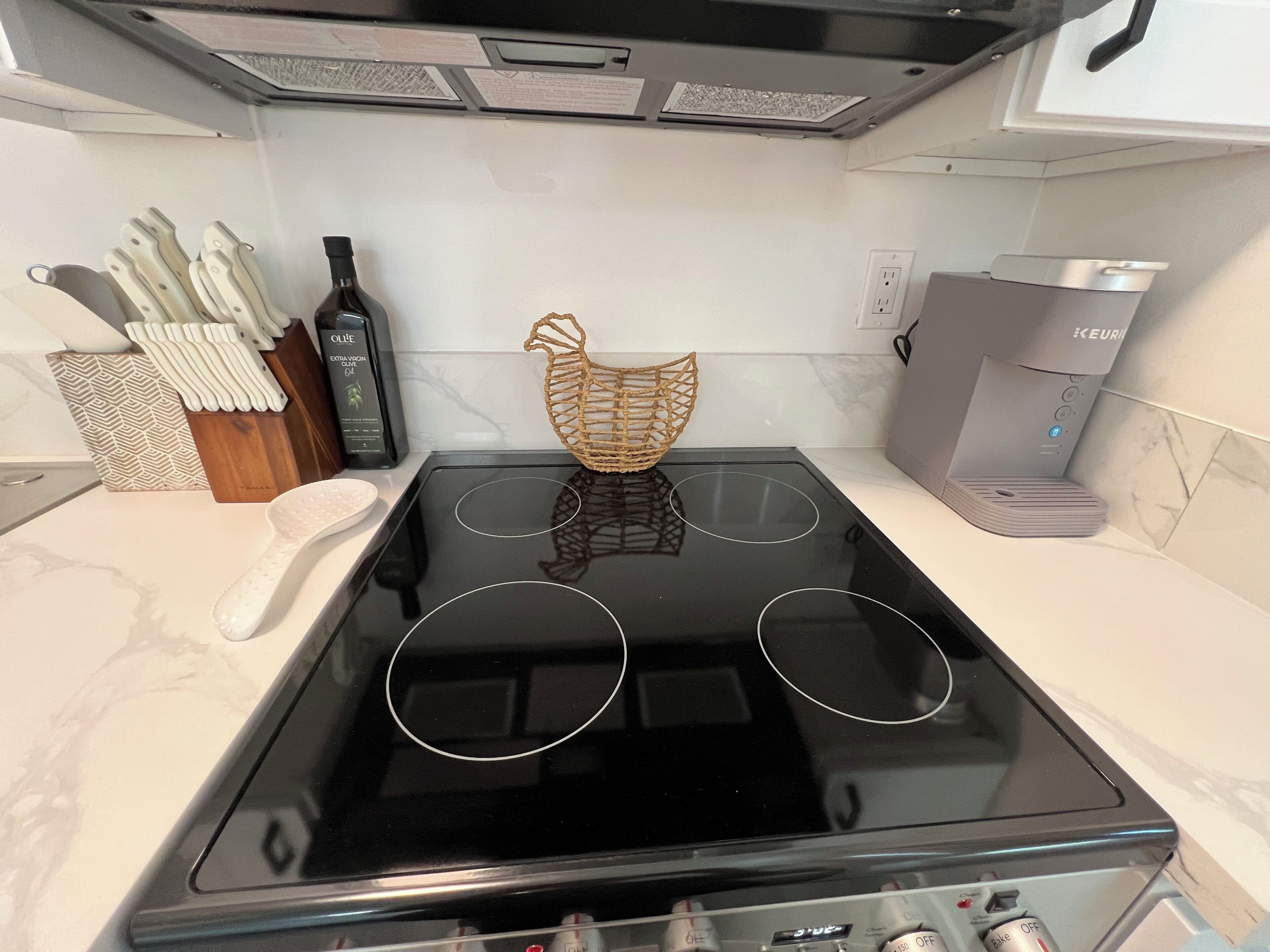 Microwave, oven, stovetop