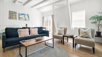 Smart TV, foosball, books