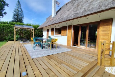 Charmante Chaumière de Charme au Cœur D'un Quartier Calme à Quend Plage
