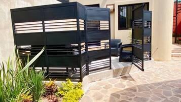 Casa, 1 habitación, para fumadores, balcón | Área de parrilladas y picnic