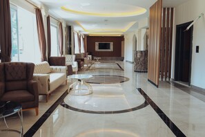 Sitteområde i lobbyen