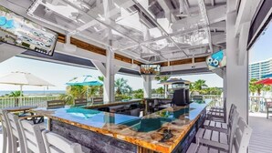 Outdoor dining - DOWN BY THE BAY! ASK ABOUT DISCOUNTS! 3 bed 3 bath Gulf facing unit!  (Orange Beach)