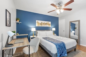 1 bedroom, desk, iron/ironing board, free WiFi