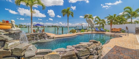 Una piscina climatizada