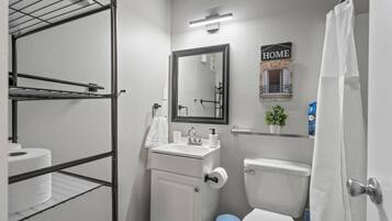 Hair dryer, towels