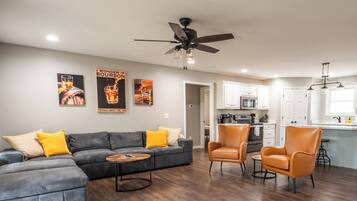 Smart TV, foosball, table tennis