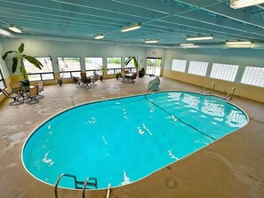 Indoor pool, outdoor pool