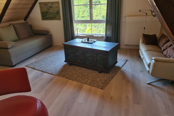 Ferienwohnung D’Spicher, 45qm, 1 Wohn-/Schlafzimmer, max. für 2 Personen-Wohn- Schlafzimmer