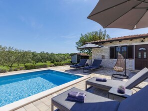 Una piscina climatizada
