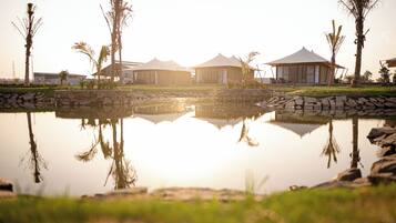 Uitzicht op het water