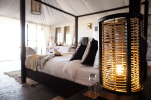 Luxury Tent | Egyptian cotton sheets, premium bedding, down comforters, minibar