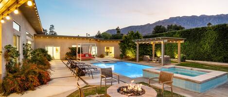 屋外プール、温水プール