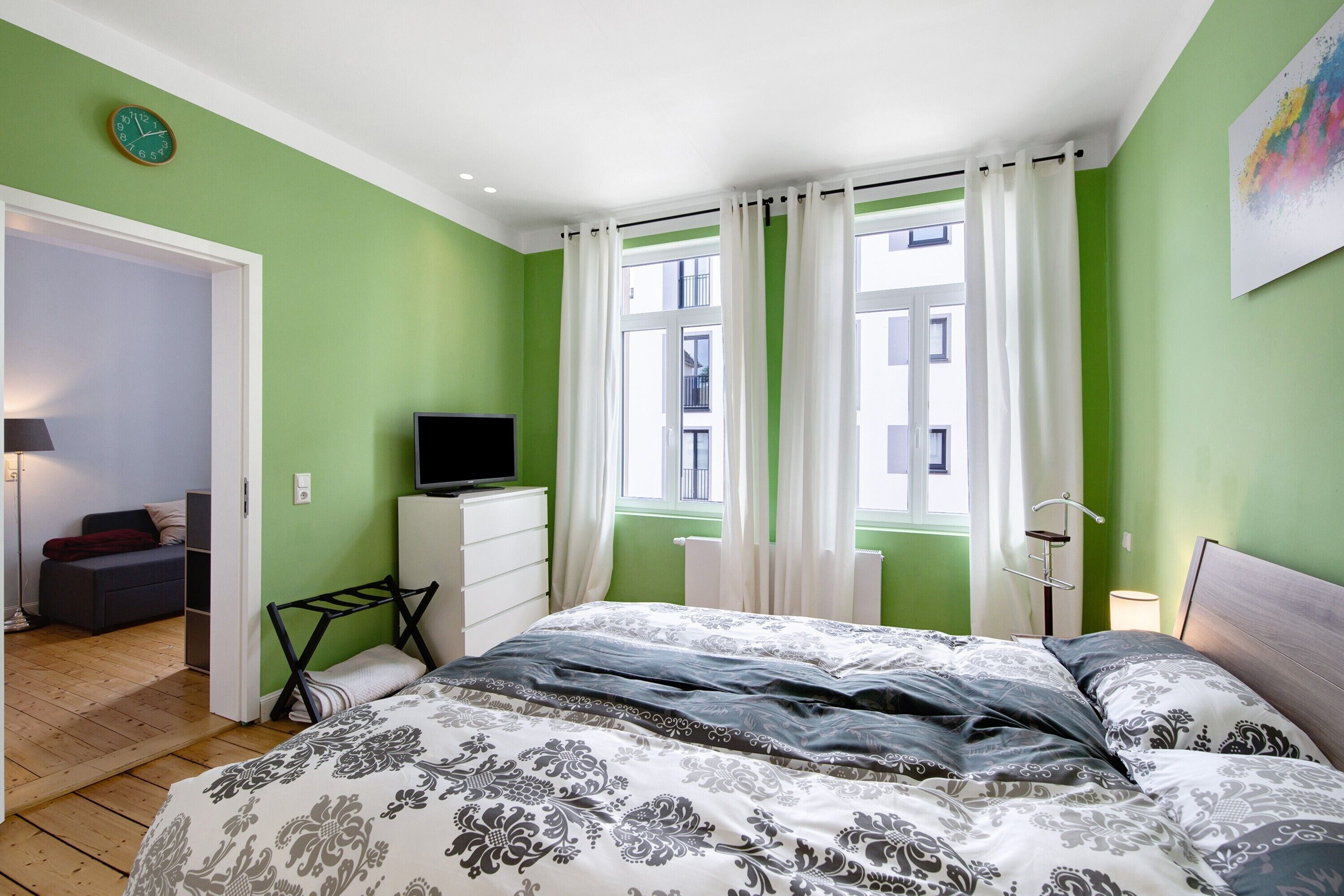 2 soveværelser, strygejern/strygebræt, gratis Wi-Fi, sengetøj