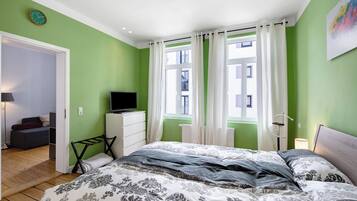 4 habitaciones, tabla de planchar con plancha y wifi gratis