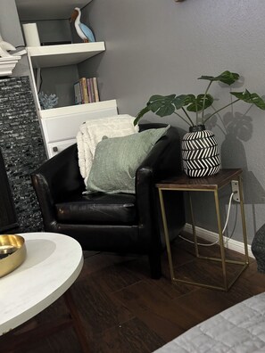 TV connectée, cheminée