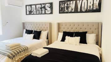 3 bedrooms, iron/ironing board, WiFi, bed sheets