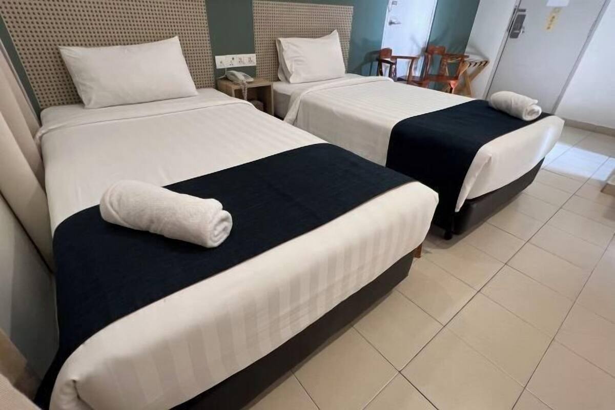 1 bedroom, desk, laptop workspace, iron/ironing board