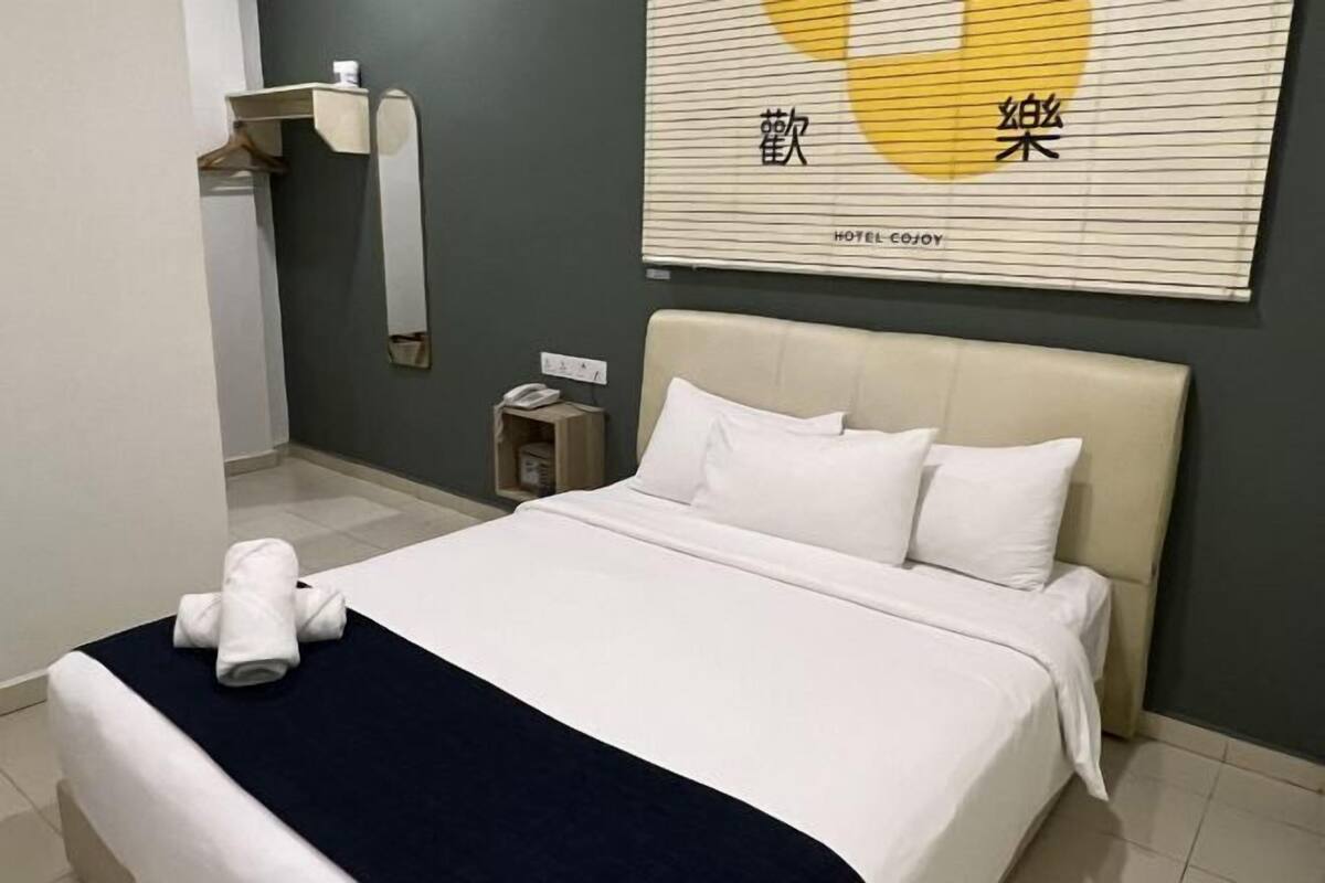 1 bedroom, desk, laptop workspace, iron/ironing board