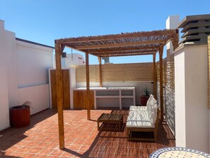 Terrace/patio - Vacation Apartment 'Apartamento La Palma Corralejo' with Private Terrace and Wi-Fi (Corralejo)