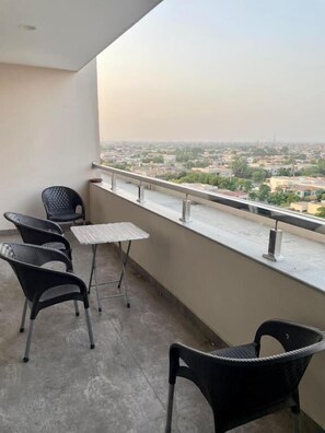 Departamento Deluxe | Vista del balcón