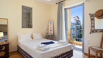 2 makuuhuonetta, silitysrauta/-lauta, ilmainen Wi-Fi, vuodevaatteet