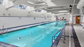 Indoor pool, a heated pool