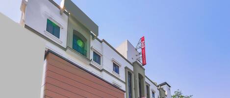 Majoituspaikan julkisivu