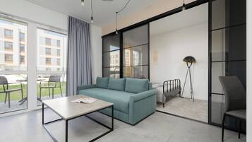 Departamento, 1 habitación, Terraza | Sala de estar