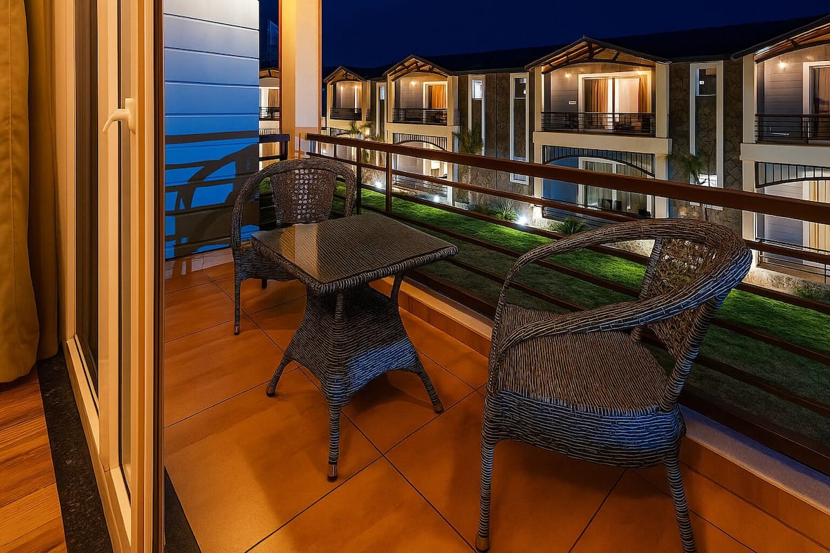 Habitación Deluxe, vistas al valle | Escritorio, tabla de planchar con plancha, wifi gratis y ropa de cama